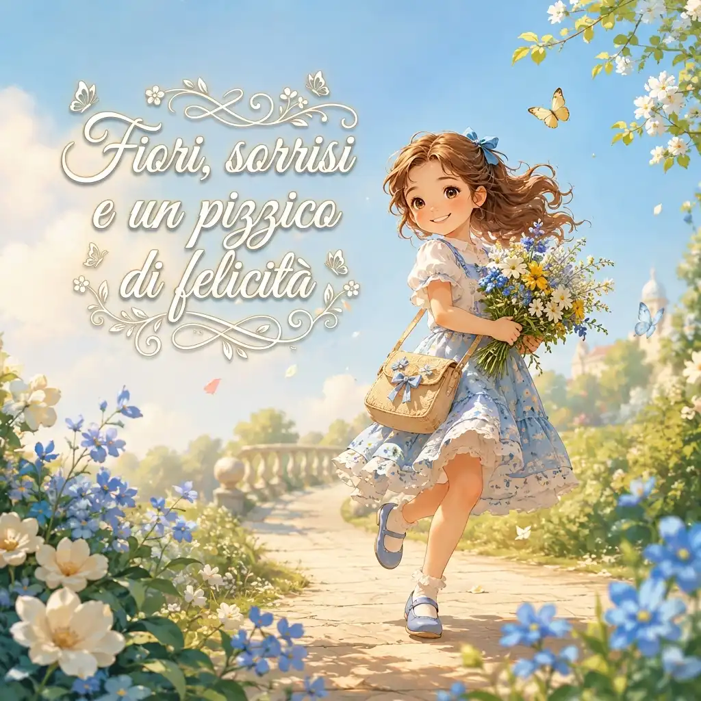 Buon Martedì saluti e fiori