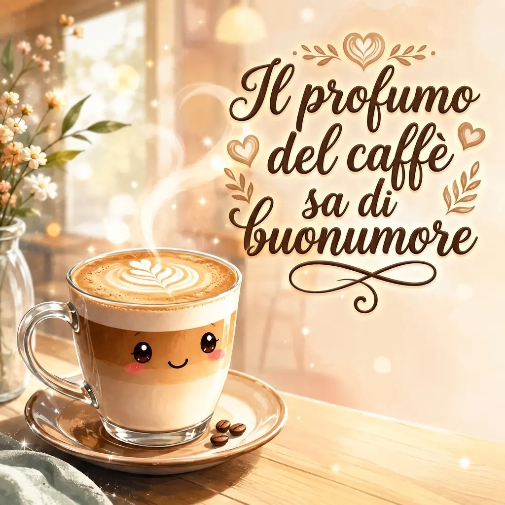 Immagini di Buon Martedì con caffè e buongiorno