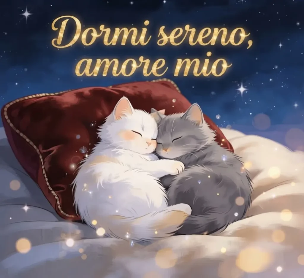 Buonanotte amore mio con il cuore