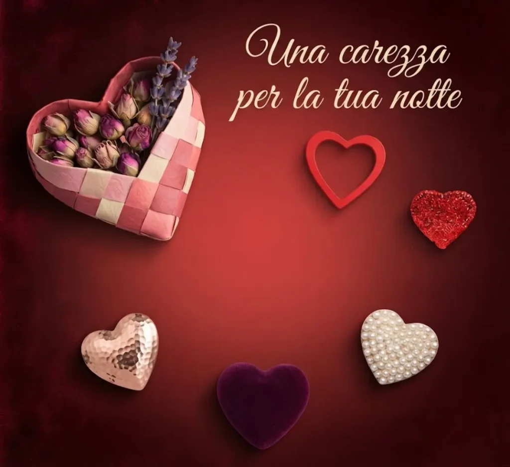 Dolce immagine di Buonanotte con cuore
