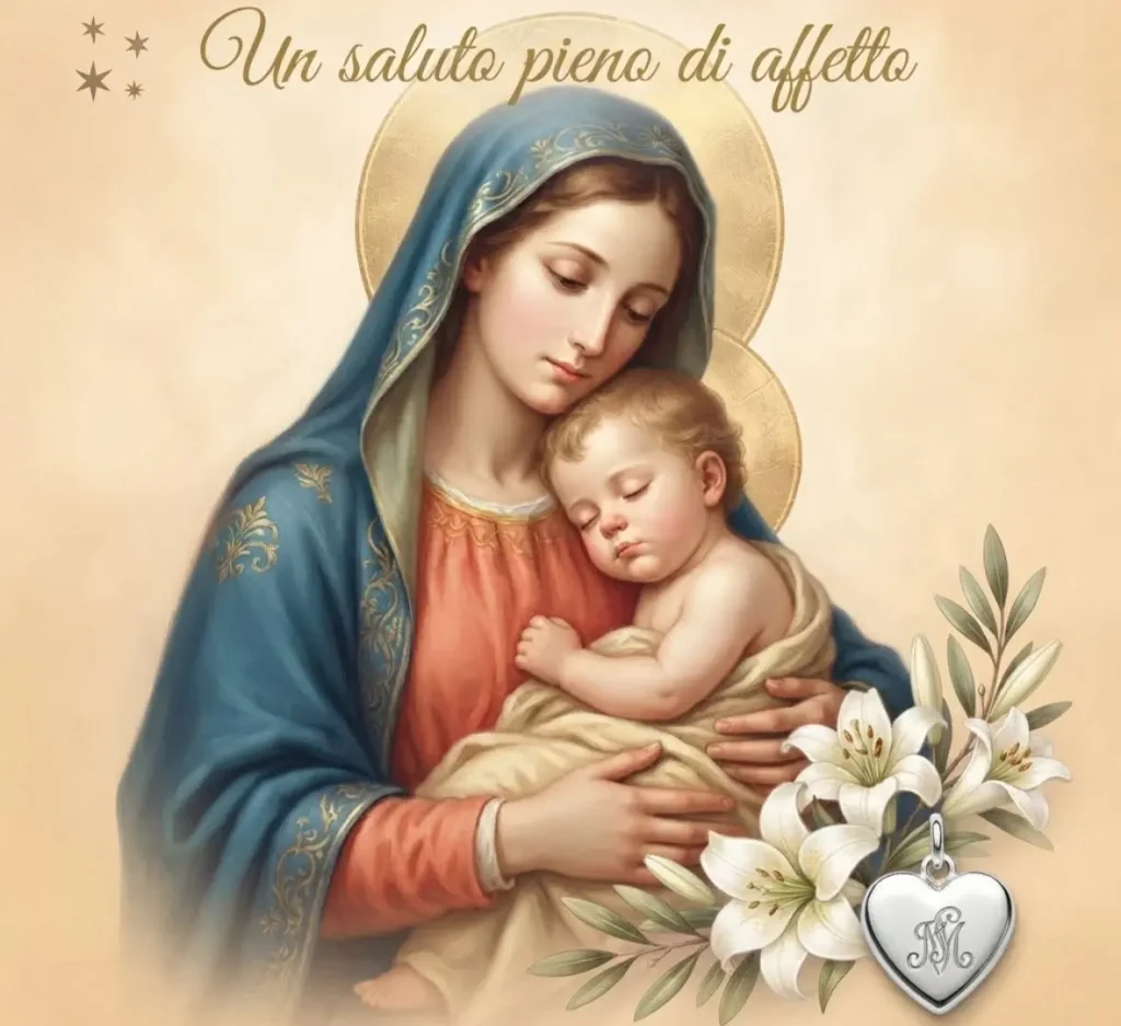 Augurio della sera per i cari