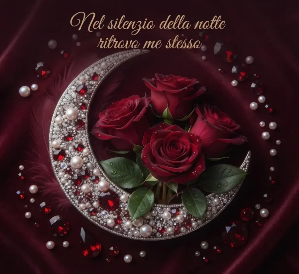 Luna con messaggio romantico