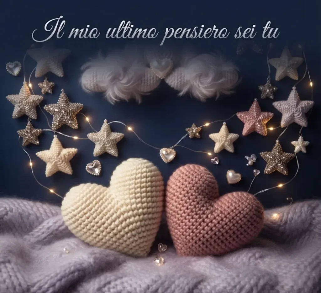Buonanotte con il cuore romantiche