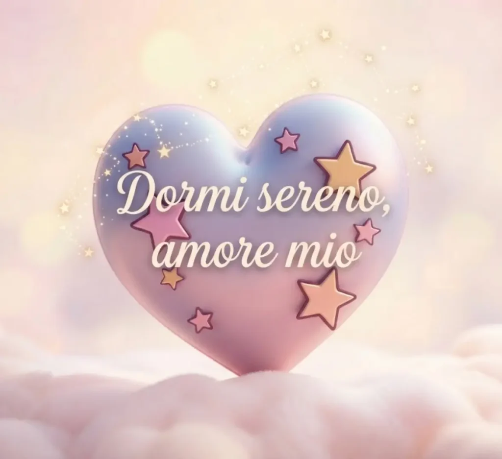 Cuore d’amore per la Buonanotte.