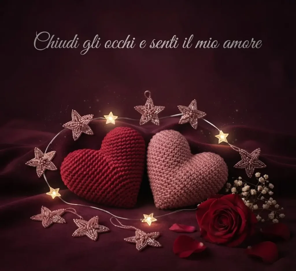Immagine romantica di Buonanotte.