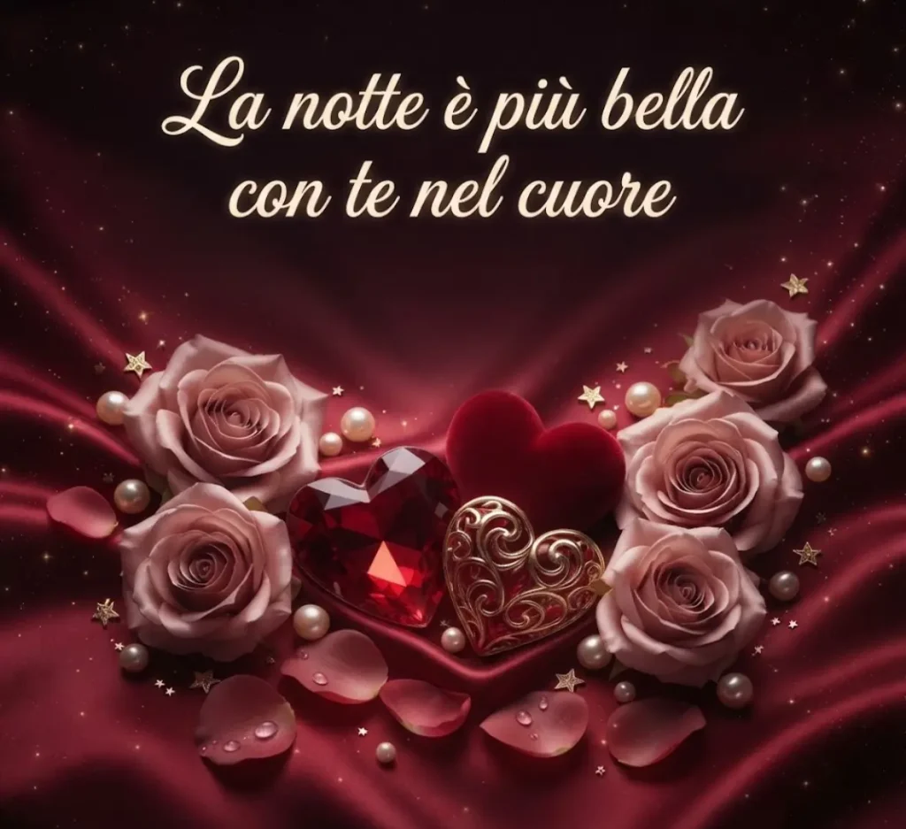 Dolce Buonanotte con cuore.