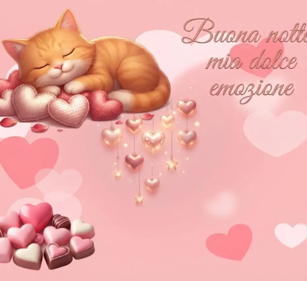 Cuore luminoso nella notte.