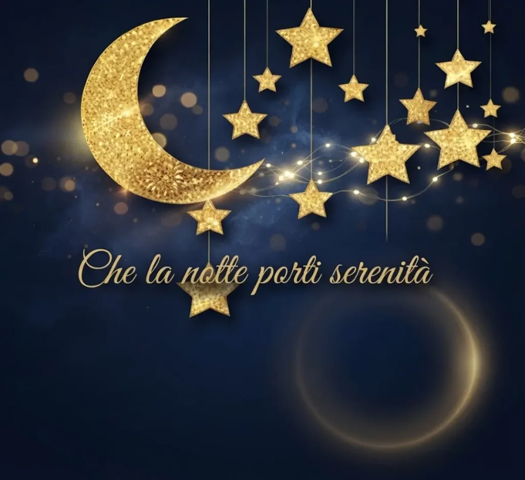Stelle brillanti con messaggio dolce