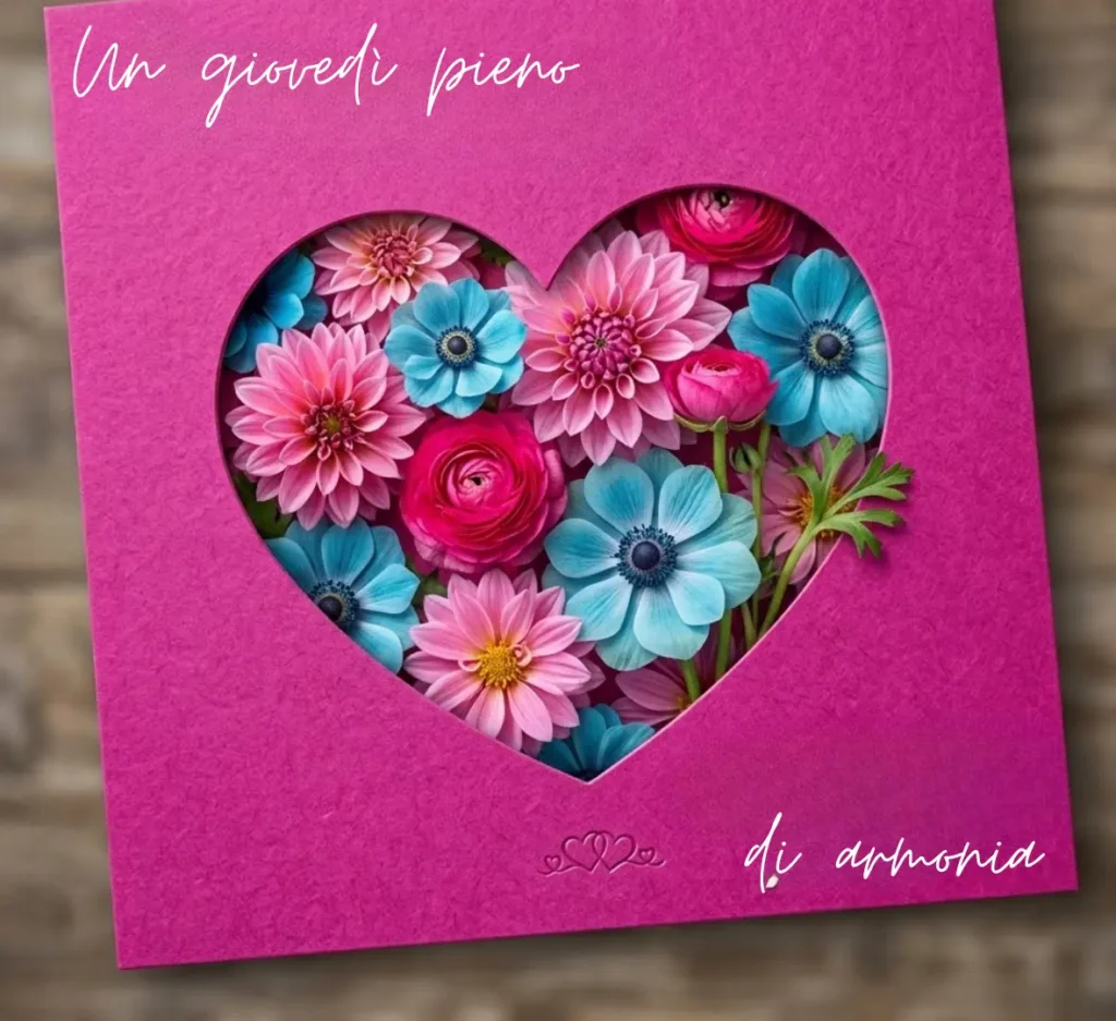 Immagini di Buon Giovedì eleganti e originali con fiori