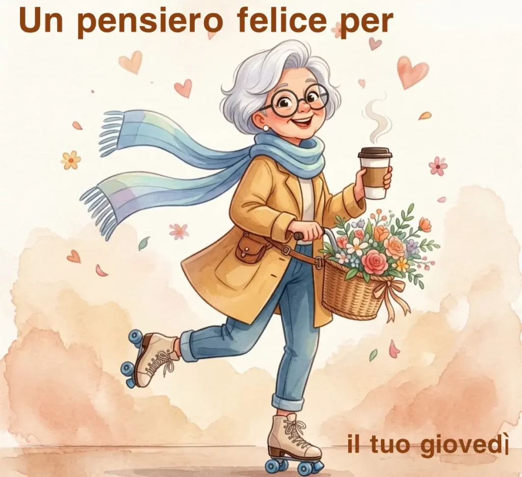 Buon Giovedì con frase positiva per iniziare bene la giornata