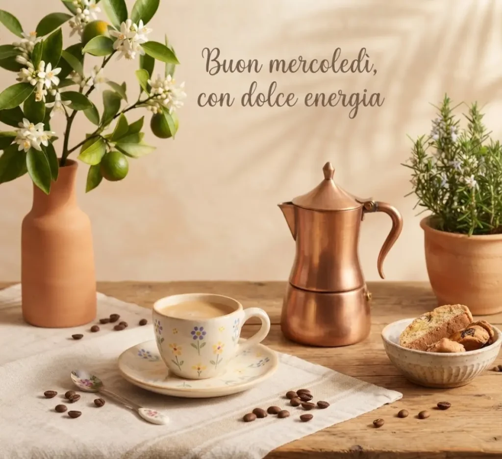 Buon Mercoledì con cappuccino