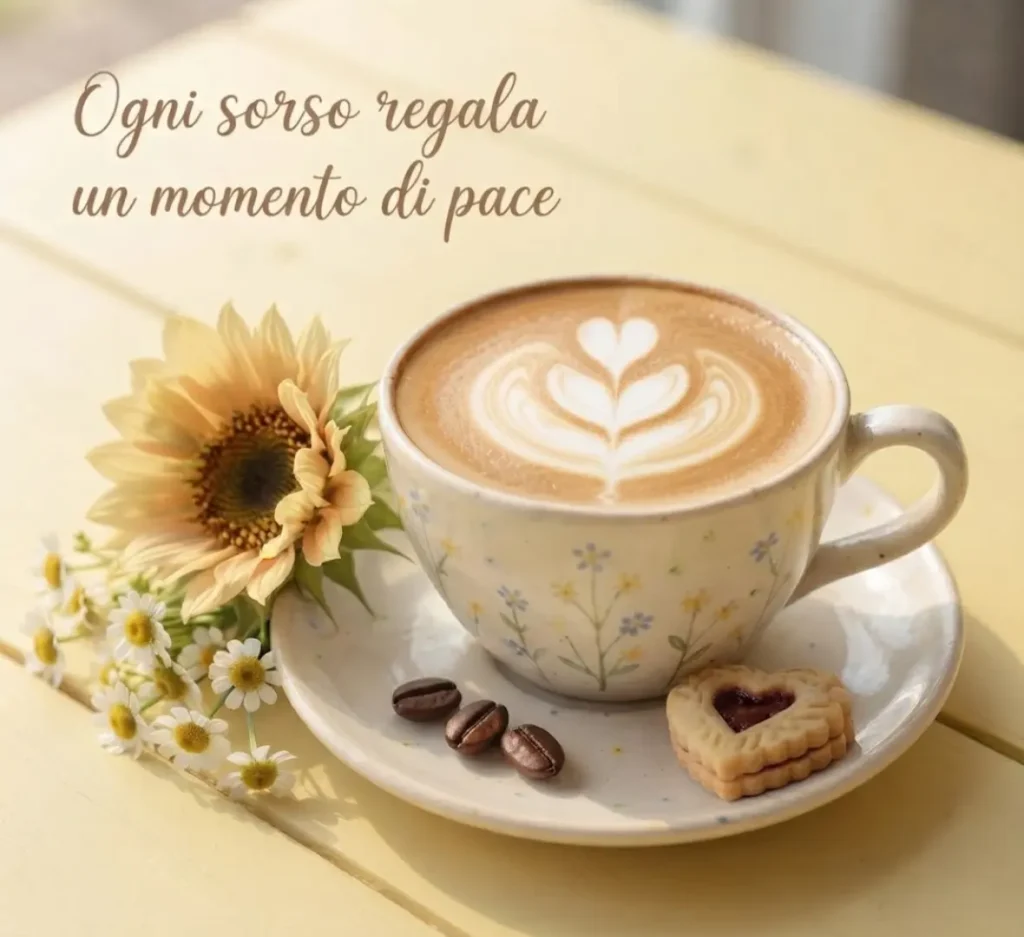 Buon Mercoledì con cappuccino