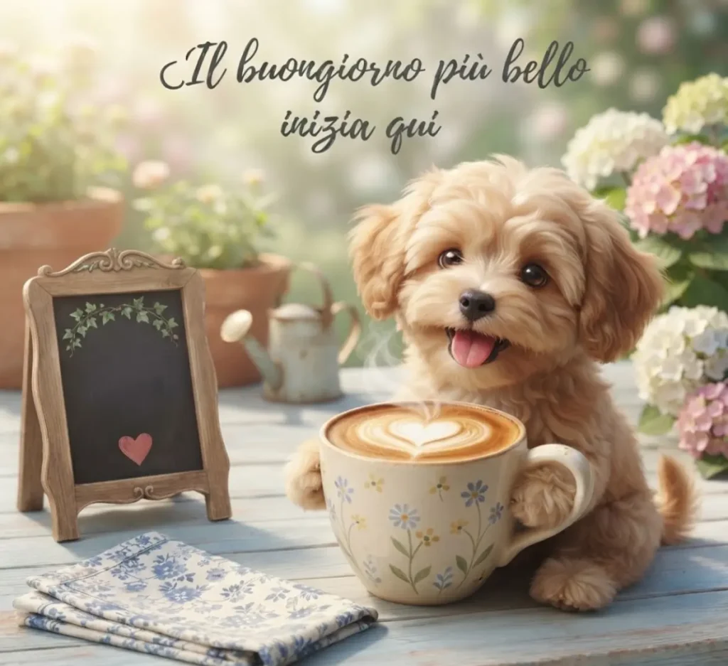 Buongiorno di Mercoledì con caffè