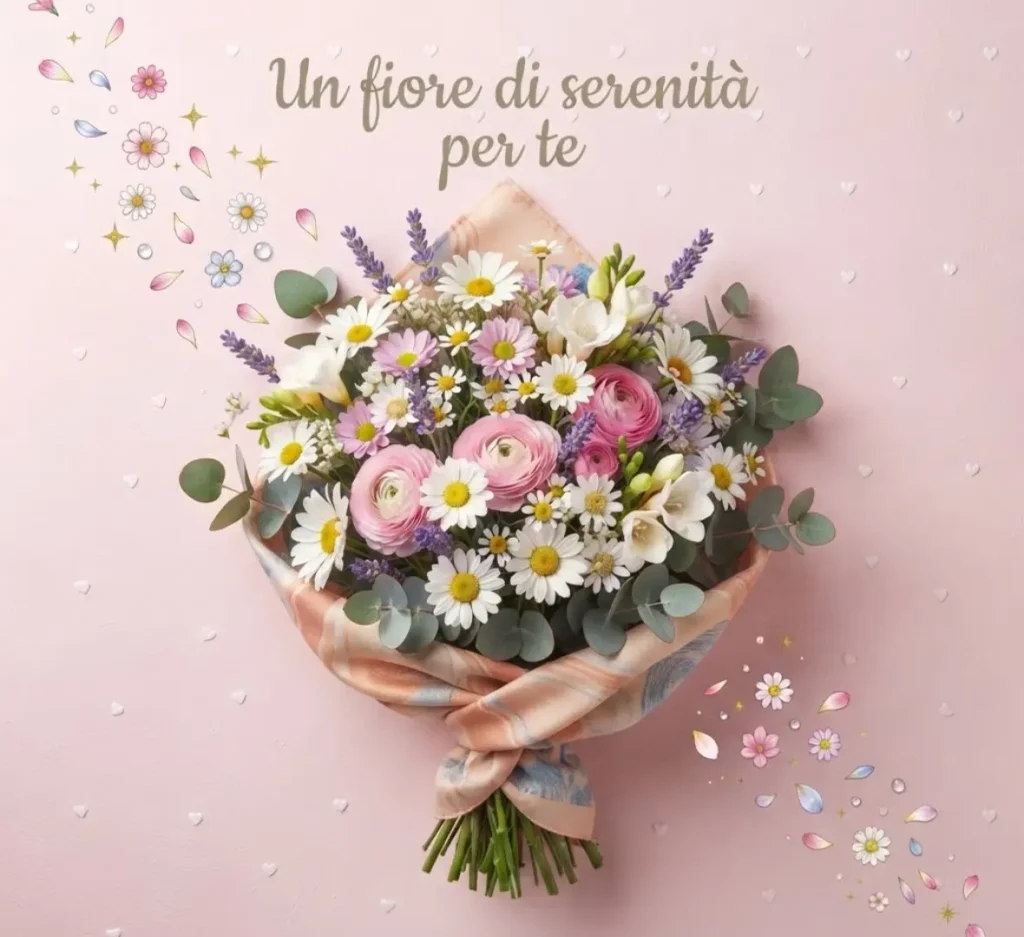 Immagini di Buon Mercoledì con fiori