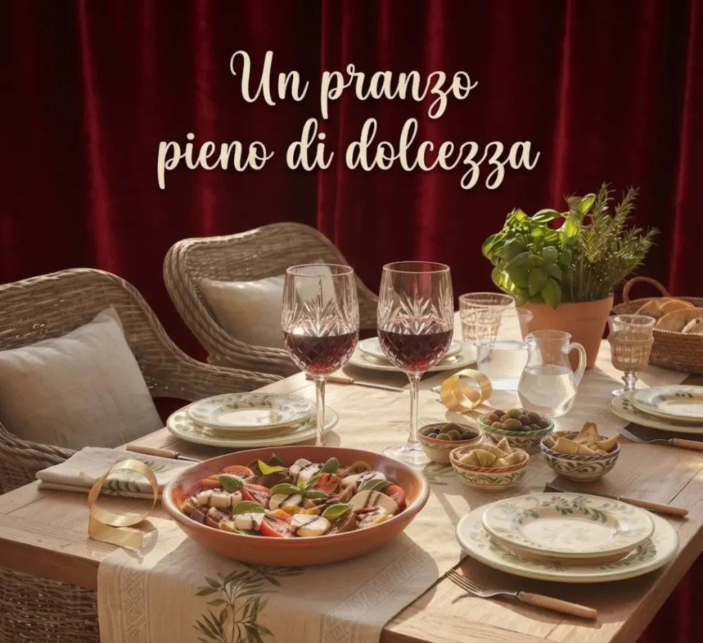 Immagini di Buon Pranzo con frasi dolci