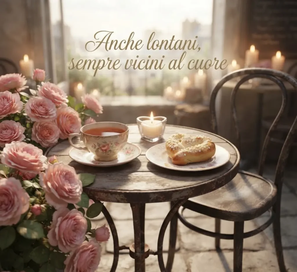 Cartolina romantica di Buon Pranzo