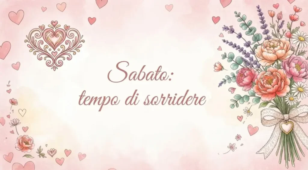 Immagine buongiorno per il sabato