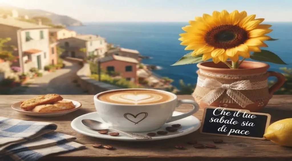 Buon Sabato con messaggio dolce