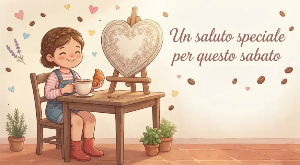 Immagine sabato con augurio gratuito