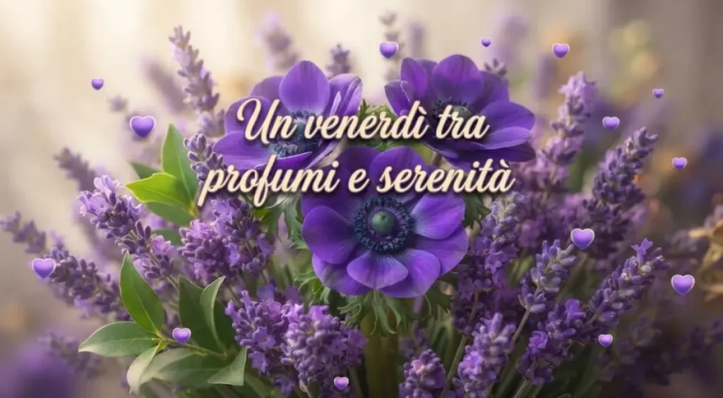 Immagine di Buon Venerdì con fiori delicati