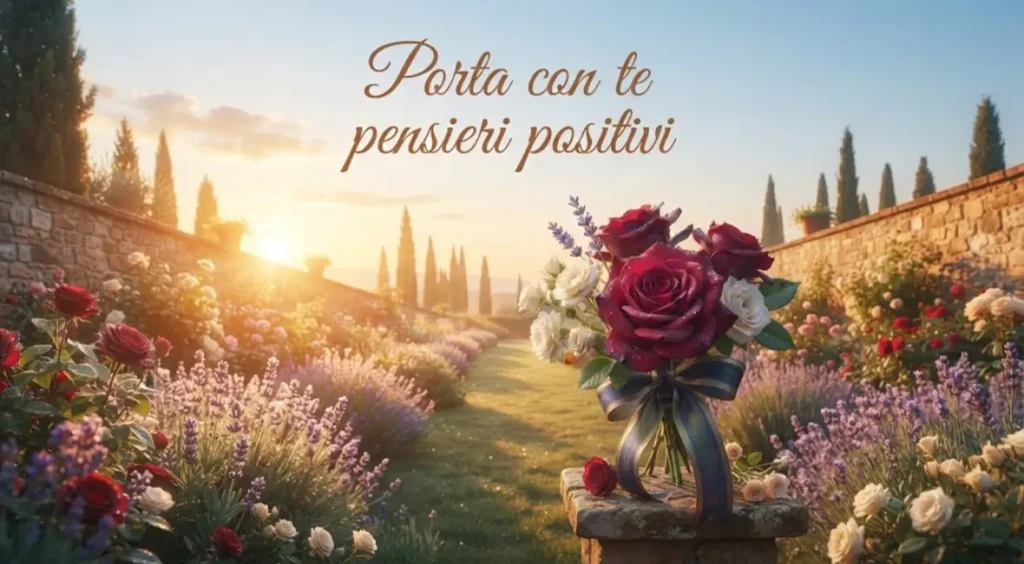 Immagine di Buon Venerdì con messaggio positivo per iniziare bene la giornata