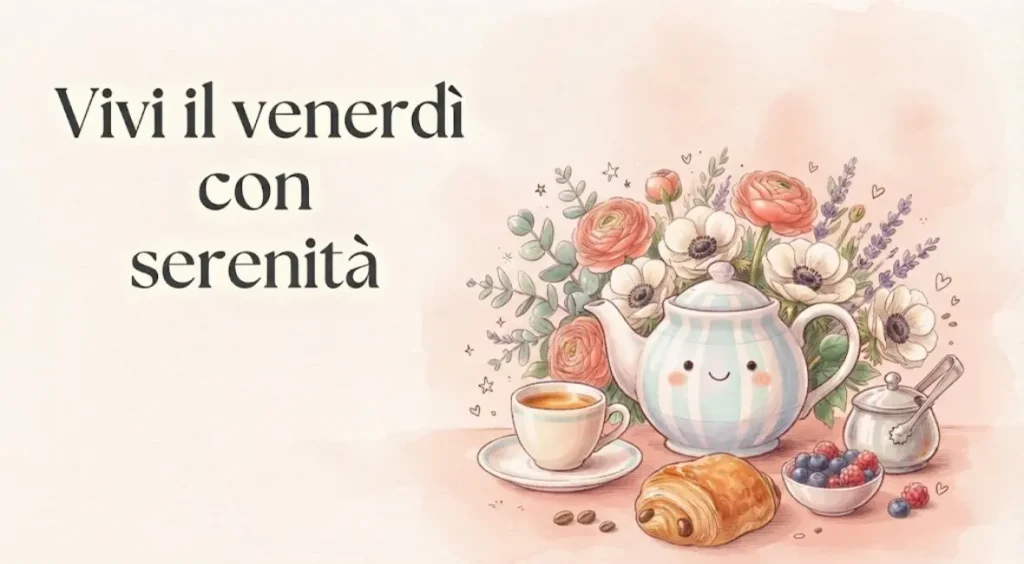 Immagini di Buon Venerdì gratis con fiori e natura