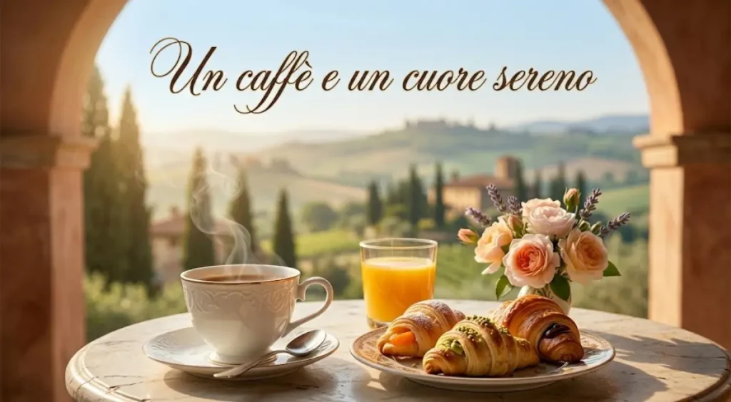 Immagini di Buona Domenica con caffè e colazione