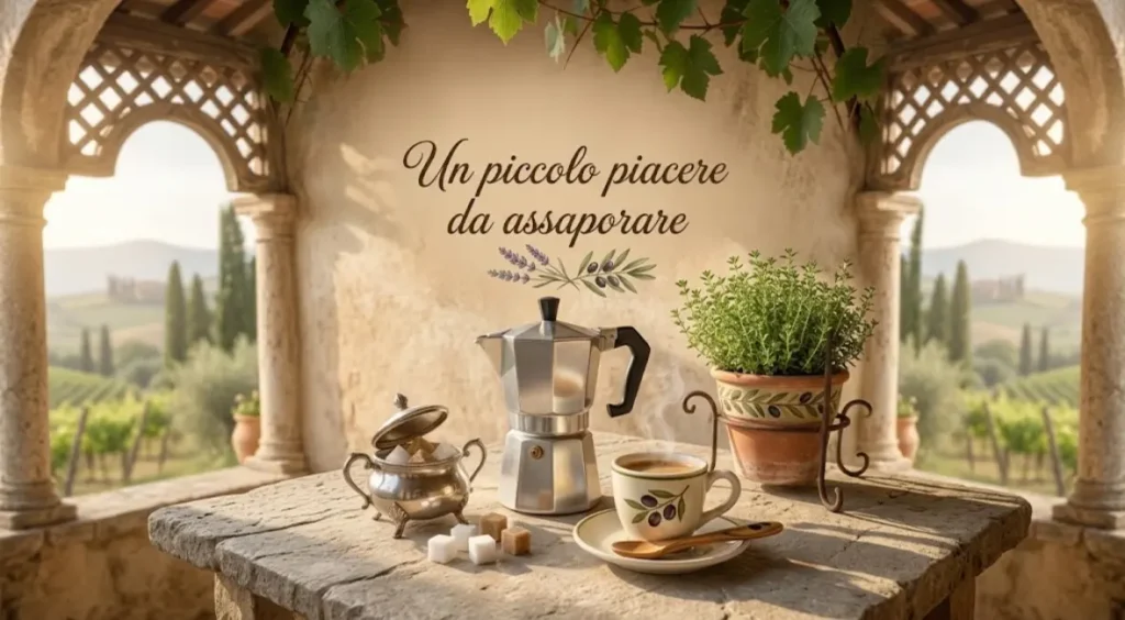 Cartolina Buona Domenica con caffè