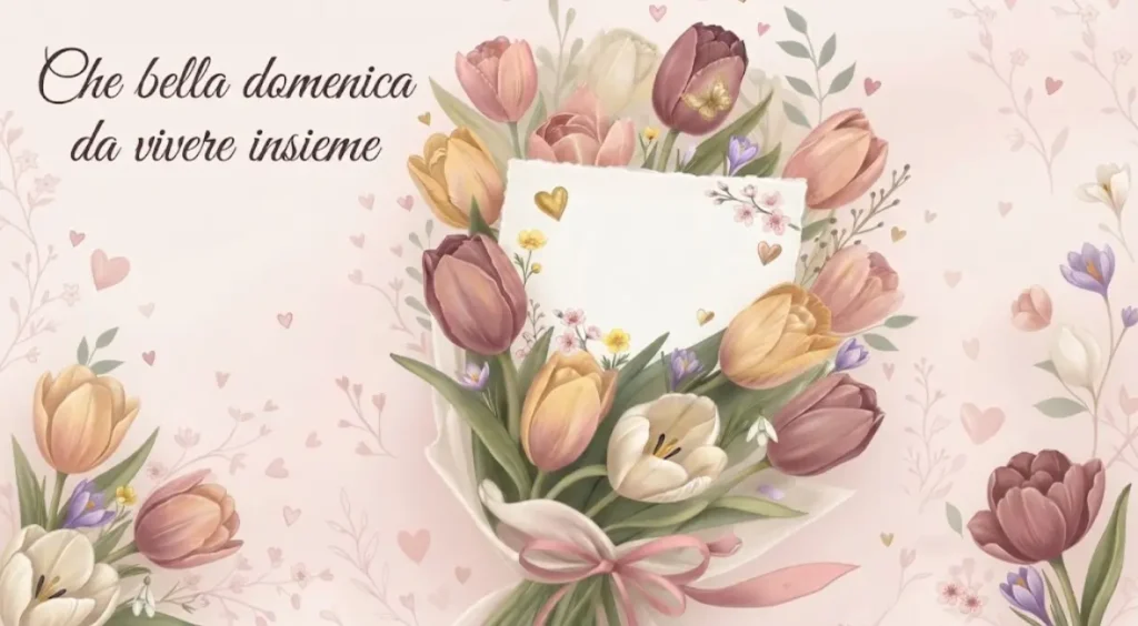 Buona Domenica con messaggio d’amore