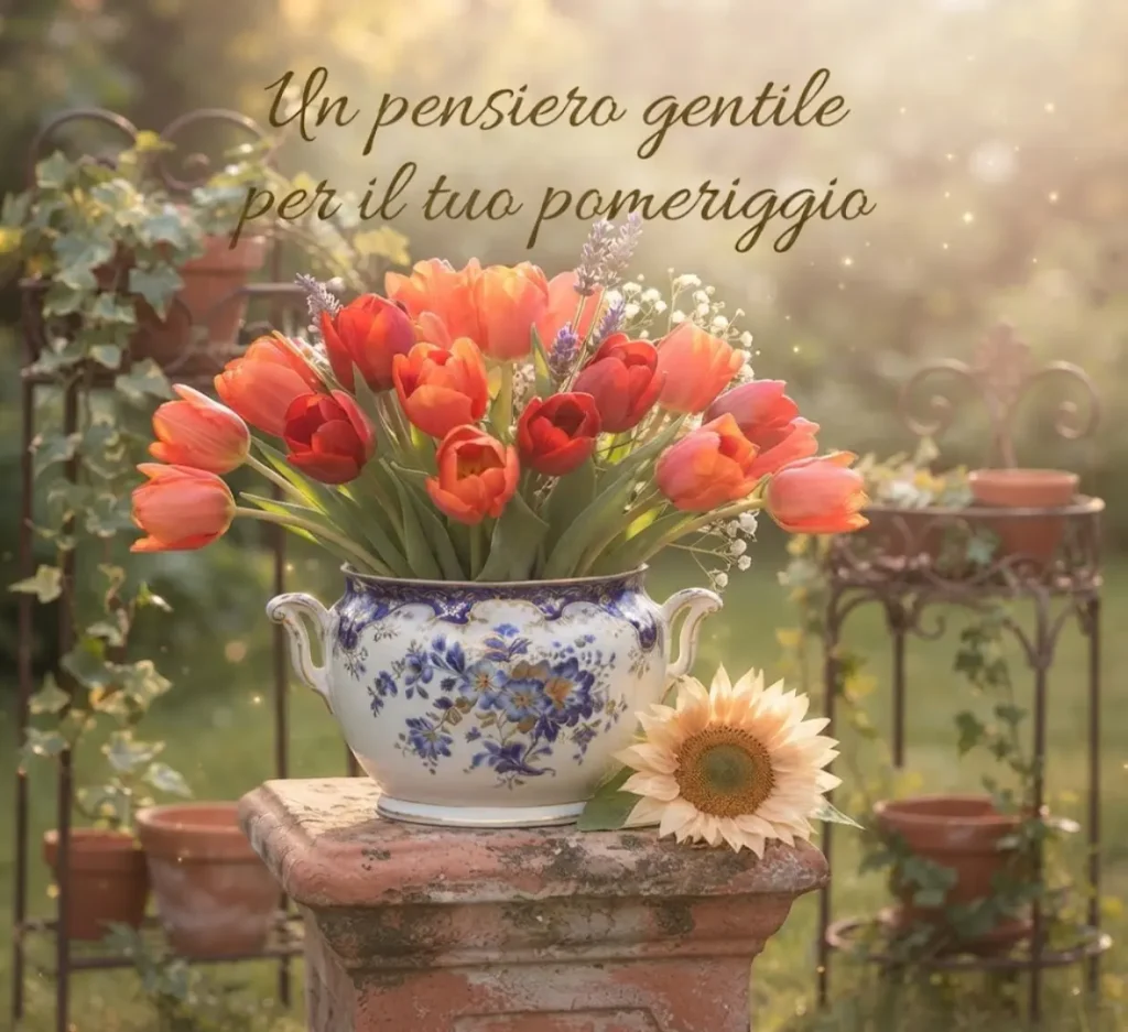 Buon pomeriggio con rose