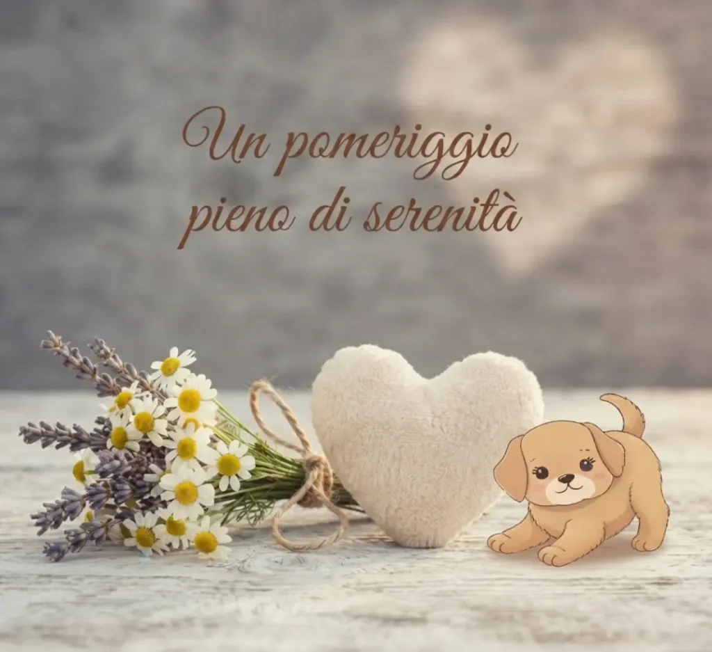 Immagine buon pomeriggio romantica