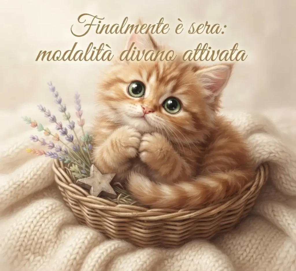 Immagine di buona serata simpatica