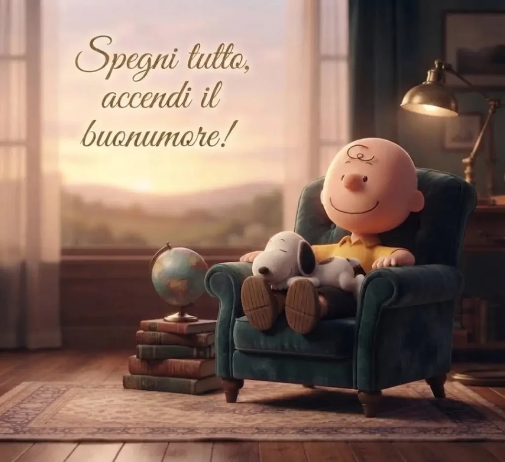Immagine serale divertente e colorata