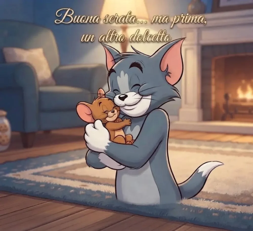 Buona serata con battuta divertente