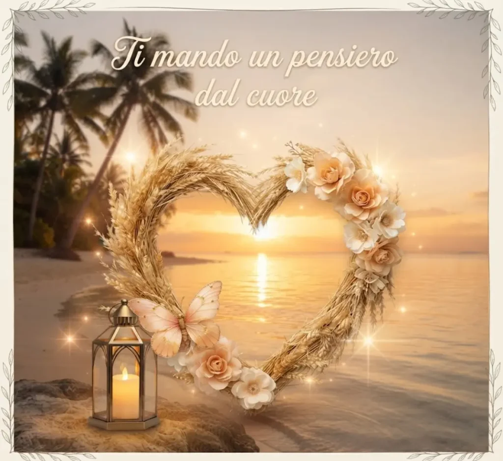 Immagine di buona serata per amici su WhatsApp