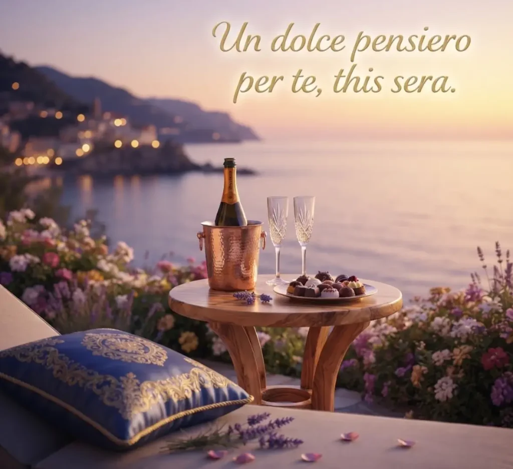 Immagine di buona serata per innamorati
