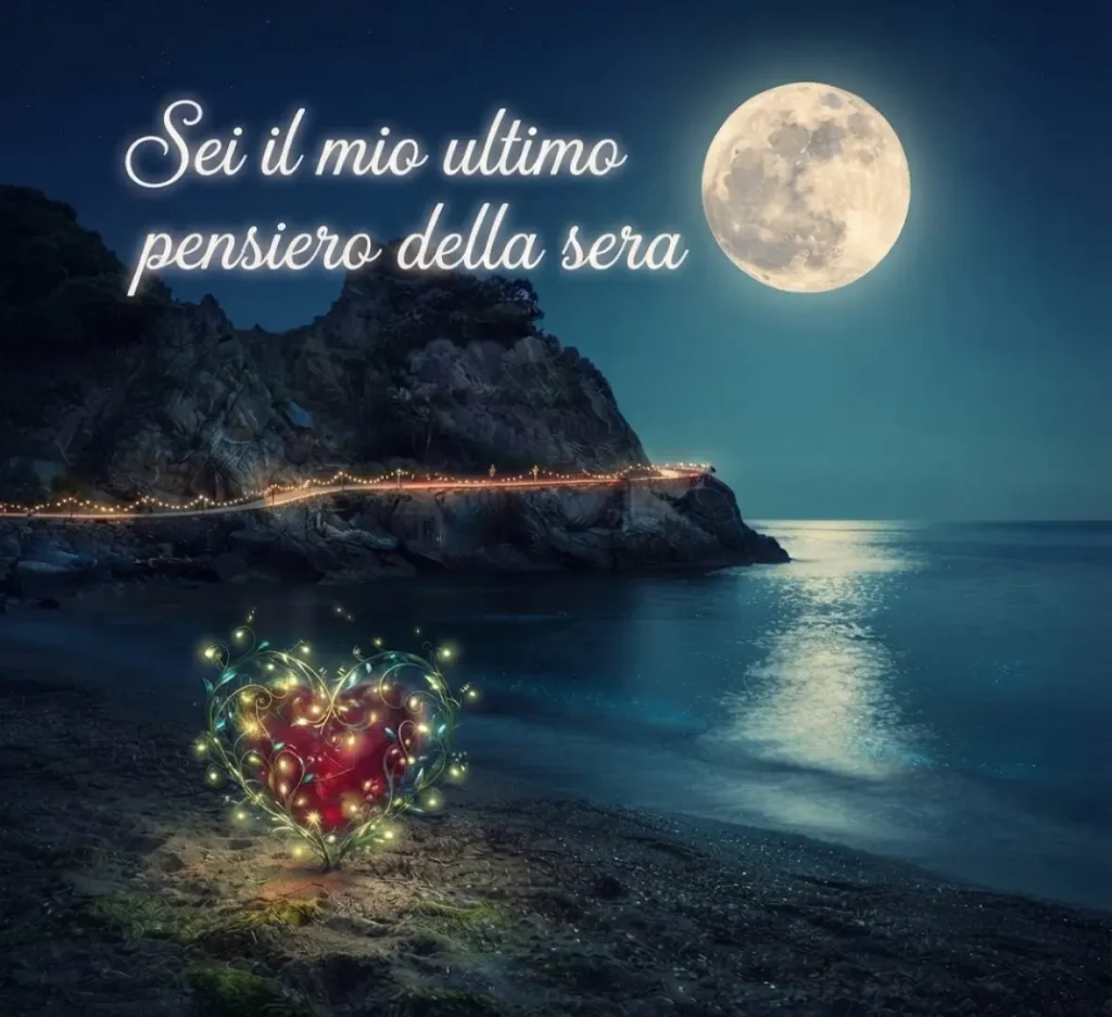 Luna romantica notturna