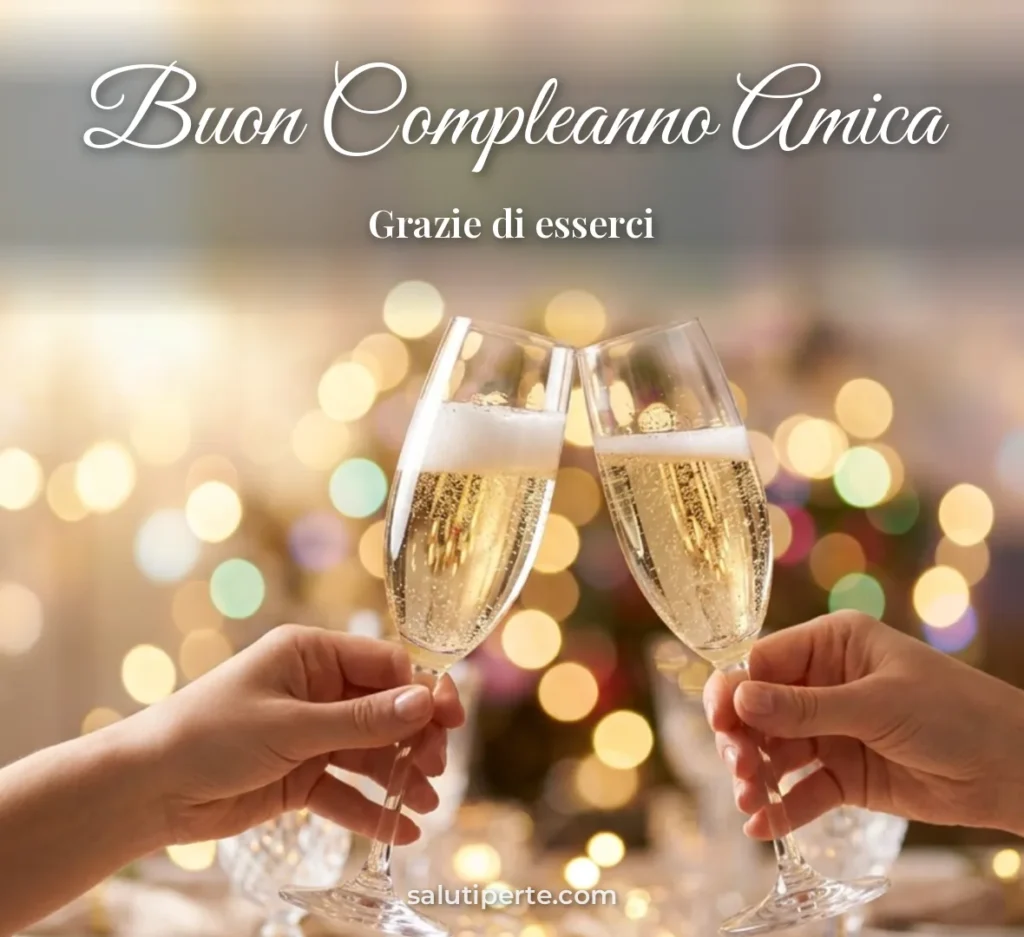 Brindisi con calici