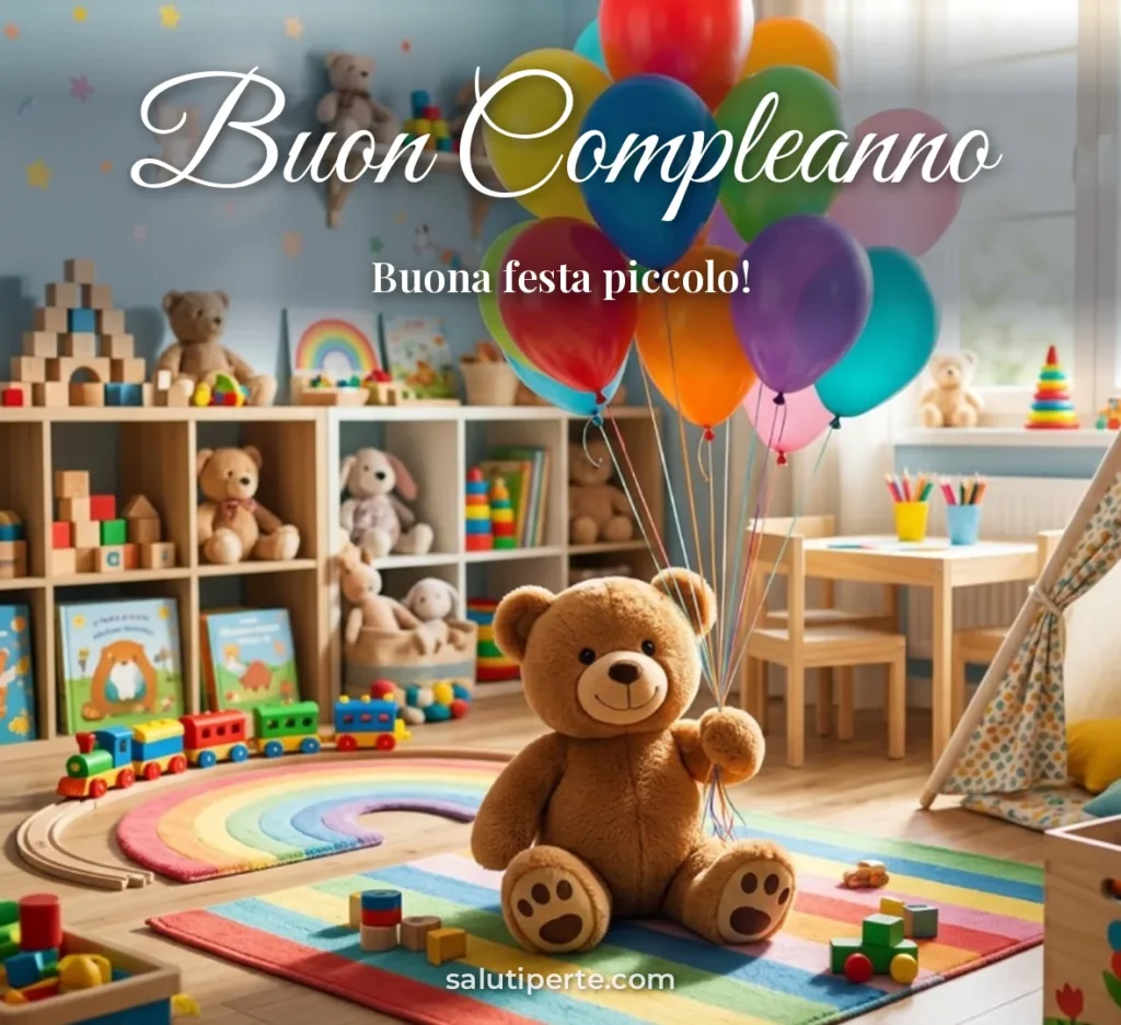 Orsetto con palloncini