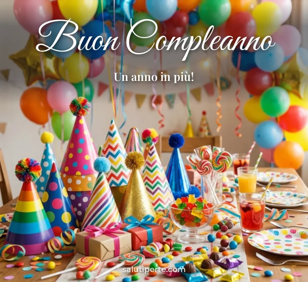Festa con cappellini