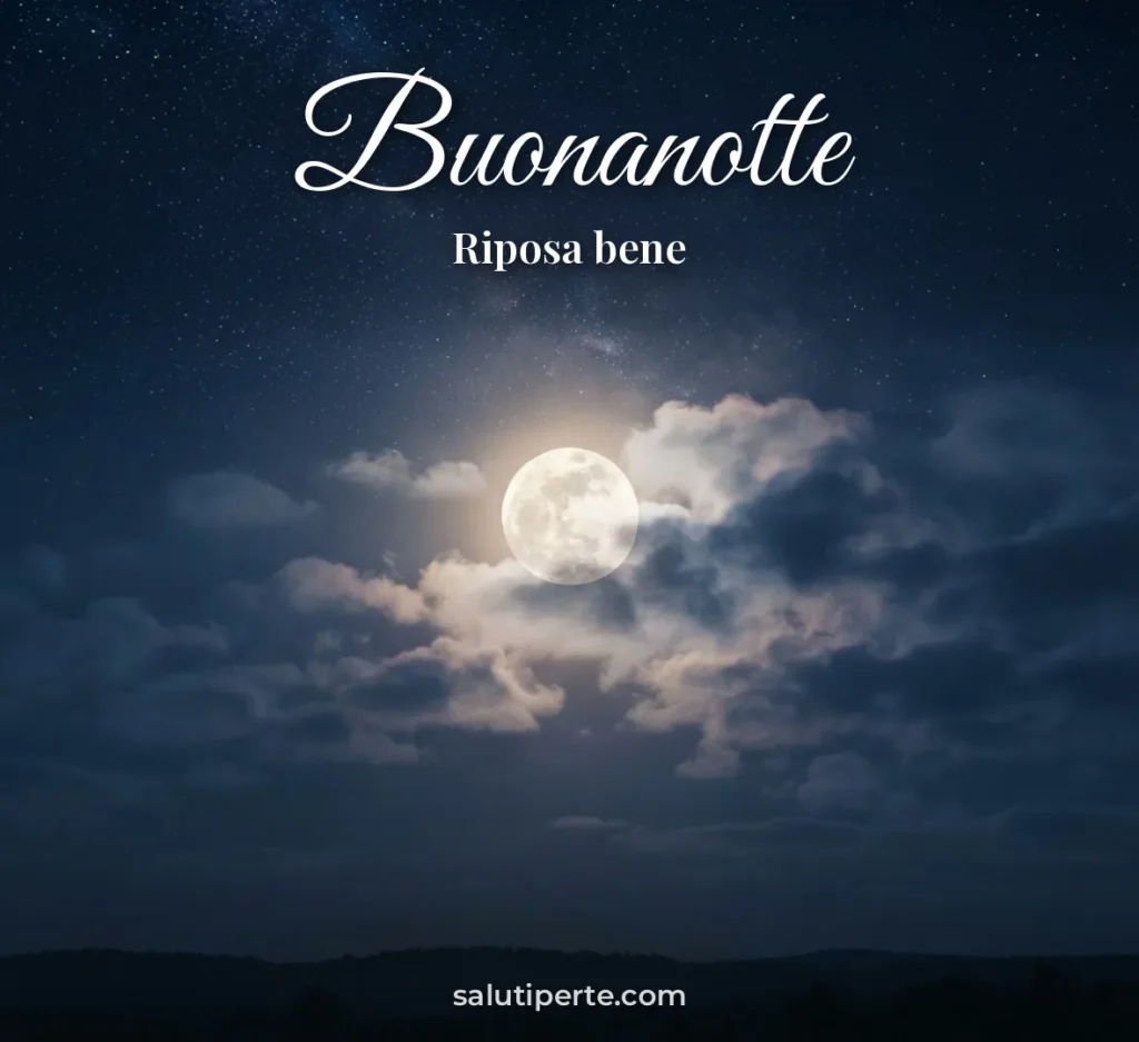 Luna dietro le nuvole