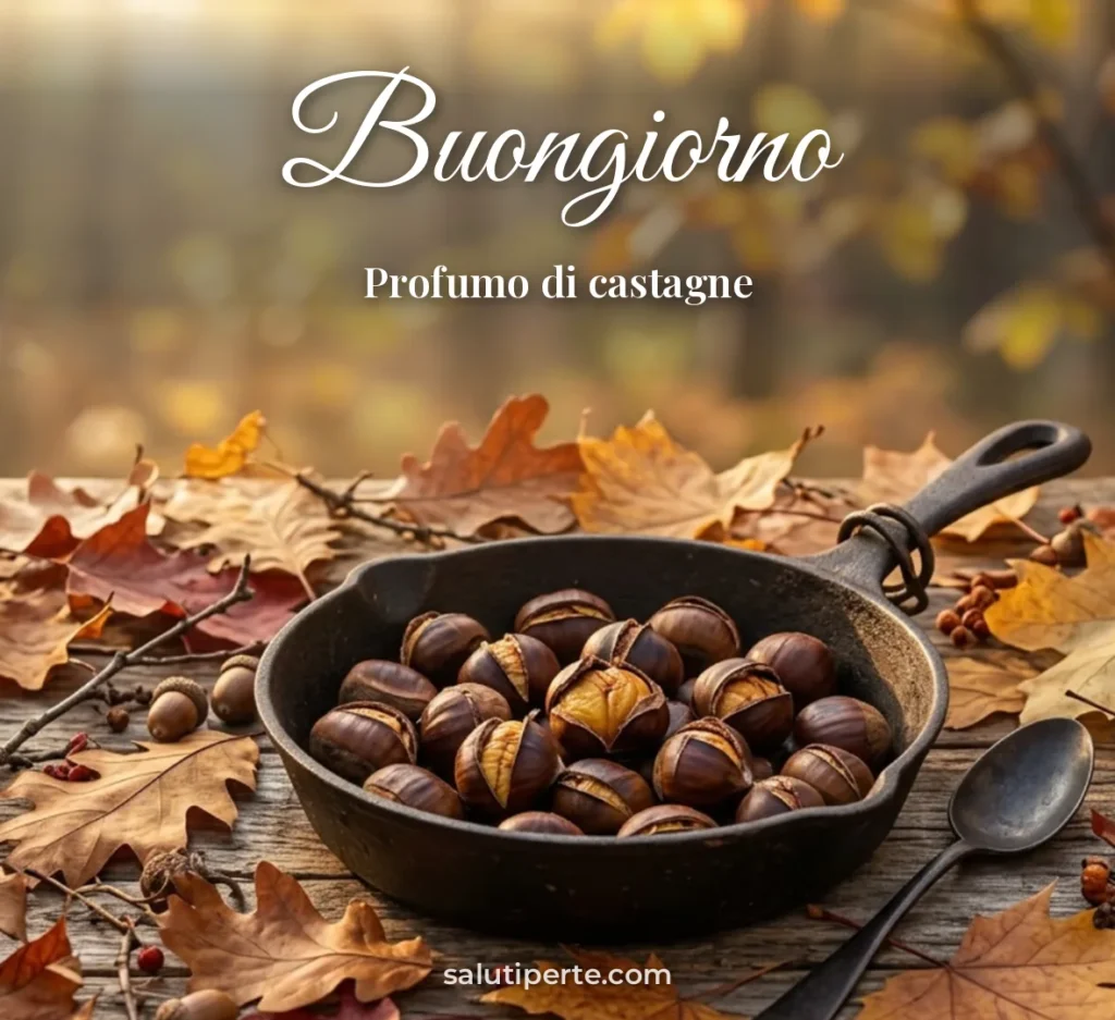 Castagne arrostite in padella