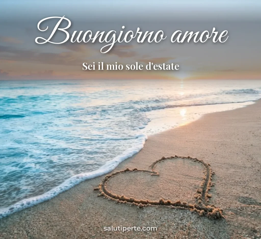 Cuore disegnato sulla sabbia