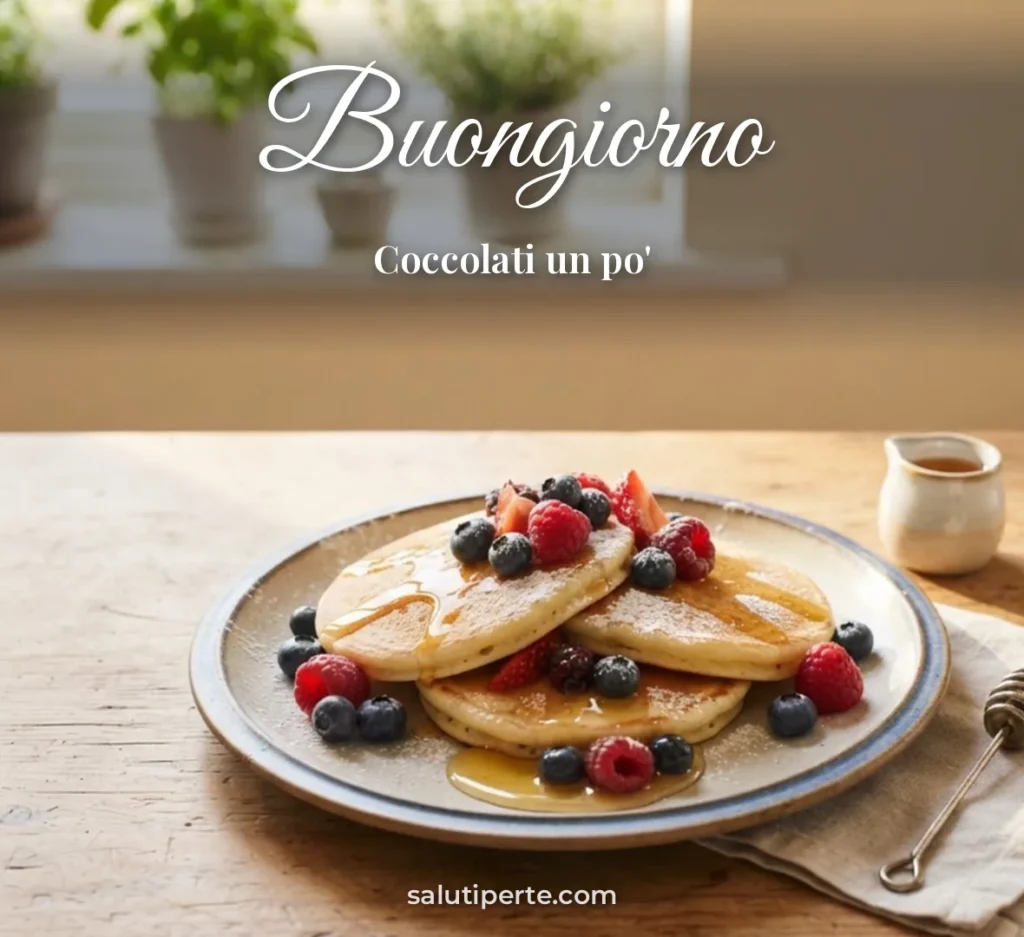 Pancake con frutti di bosco