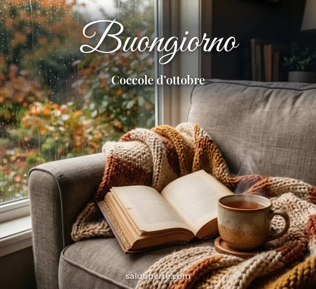 Coperta e tazza calda