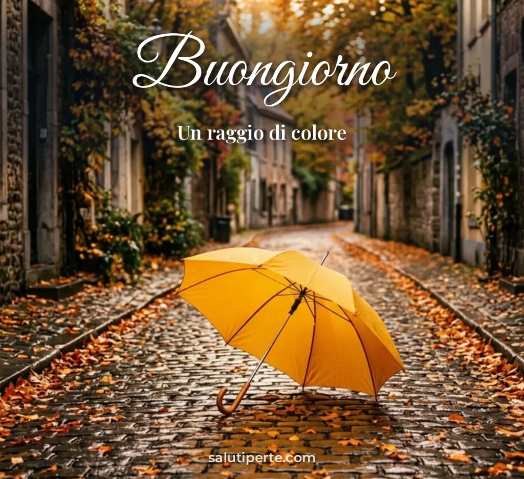 Ombrello giallo