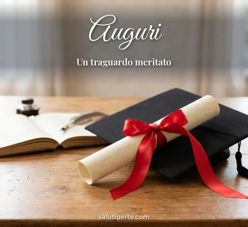 Tocco e pergamena di laurea