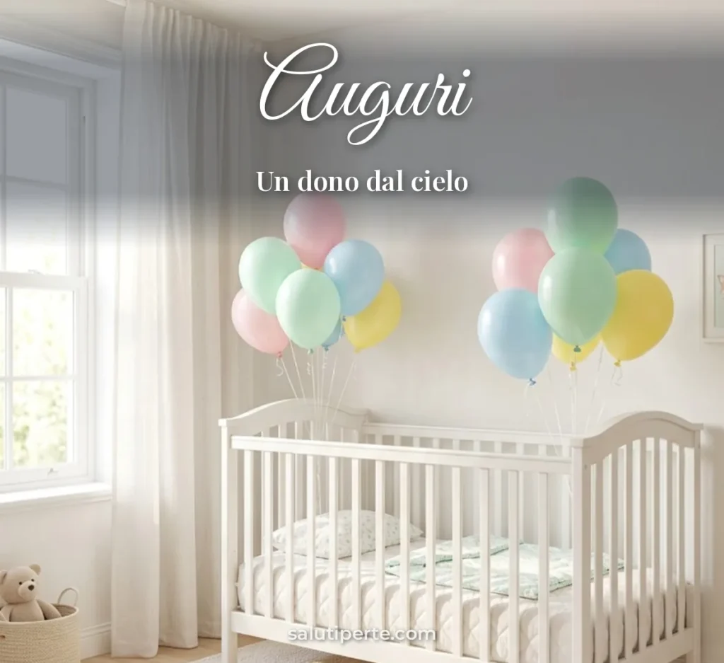 Culla con palloncini